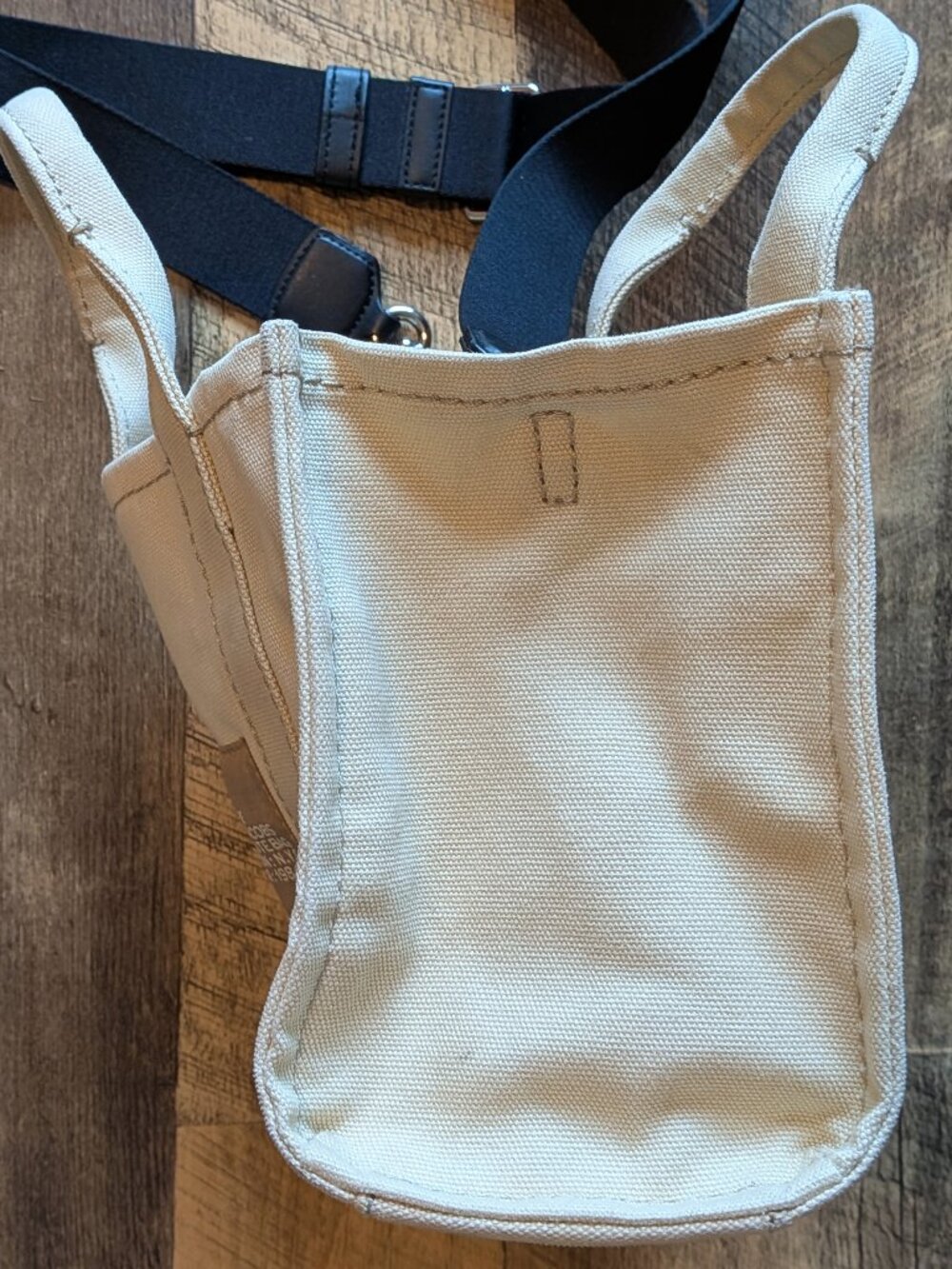 Marc Jacobs The Canvas Small Tote Bag Beige Crossbody - Picture 4 of 11